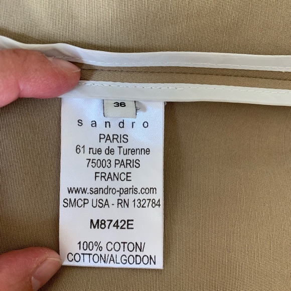 Sandro trench coat size 36 (M) - Picture 6 of 7
